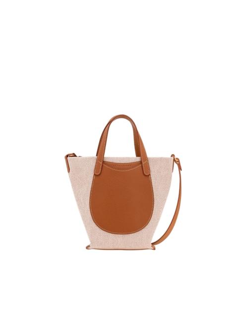 Longchamp `Le Foulonné Toile` Small Crossbody Bag