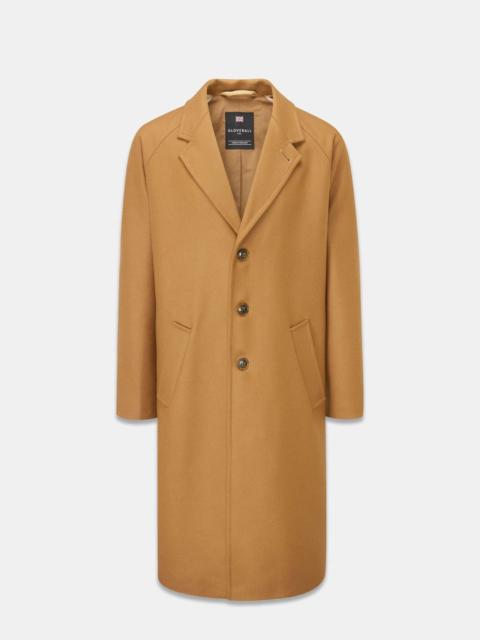 GLOVERALL Men's Chesterfield Overcoat Camel