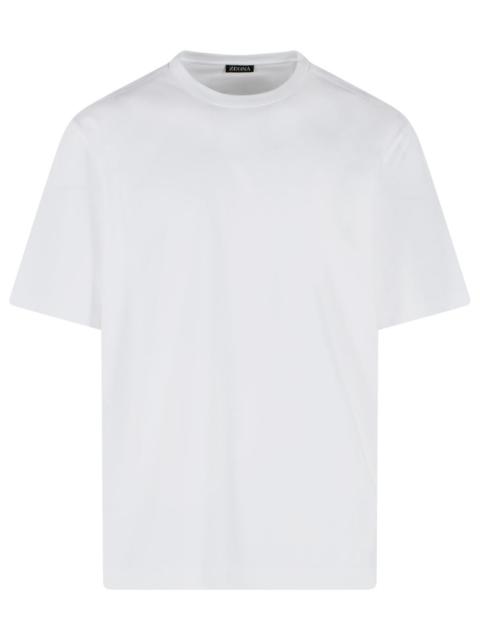 ZEGNA Zegna White Cotton T-shirt