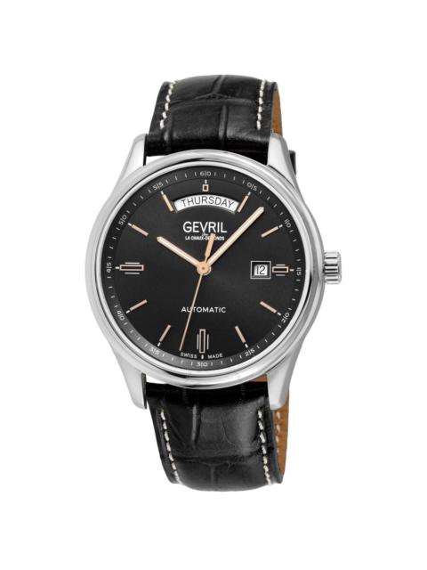 Other Designers Gevril Excelsior Automatic Black Dial Men's Watch 48200