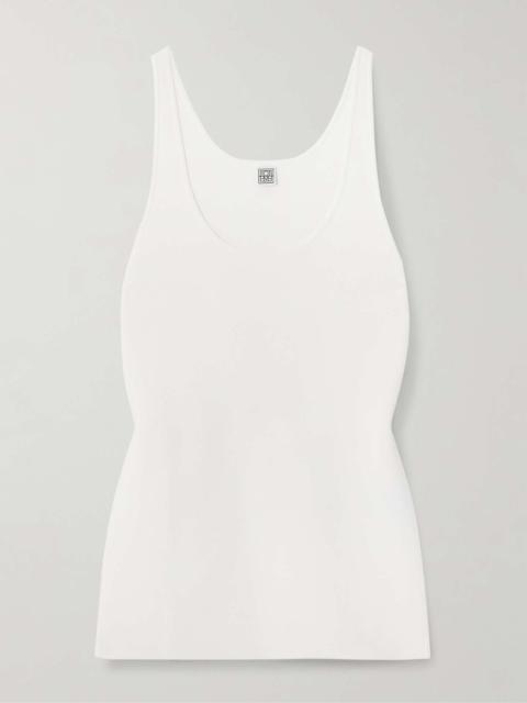 Knitted tank White