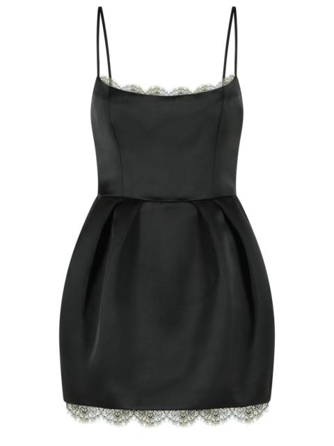 Blumarine Blumarine Mini Duchesse Dress In Black Polyester Women