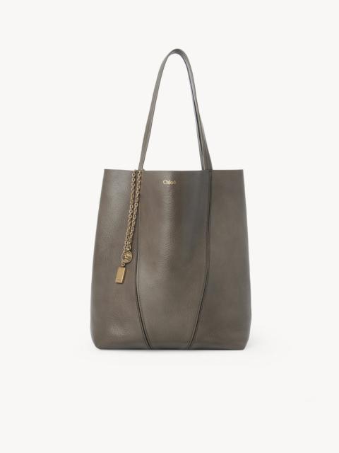 Chloé CHLOÉ SPIN TOTE BAG IN GRAINED LEATHER