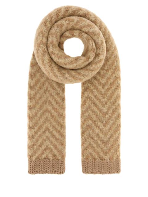FENDI Fendi Women Embroidered Alpaca Blend Scarf