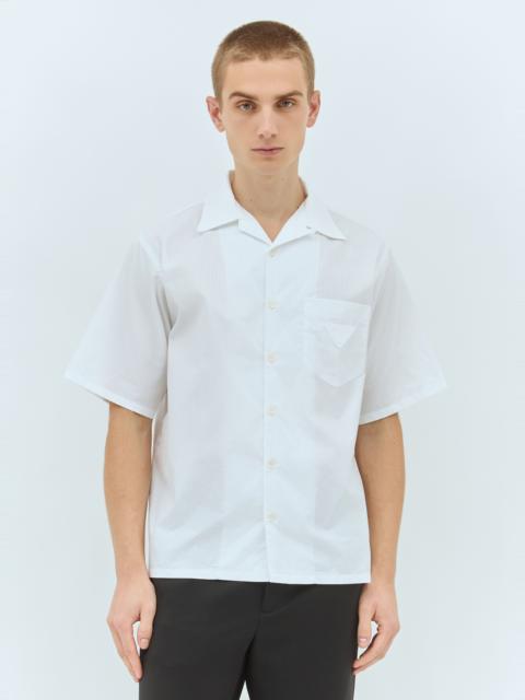 Prada Striped Short-Sleeve Shirt
