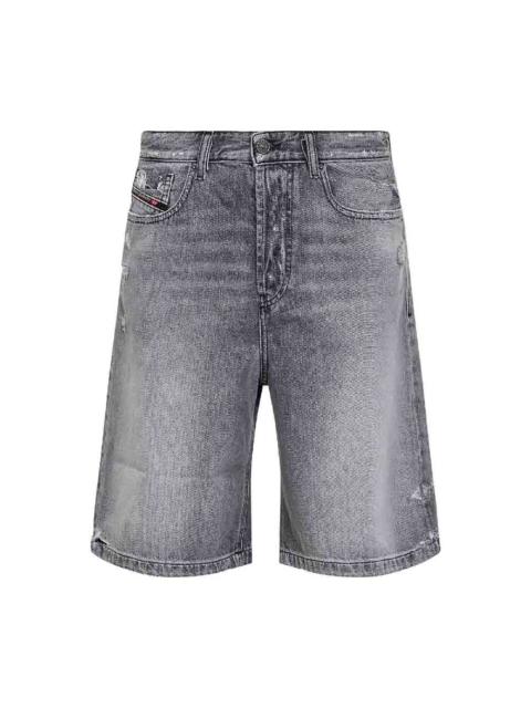 Diesel Grey De-Sire-Short Bermuda shorts