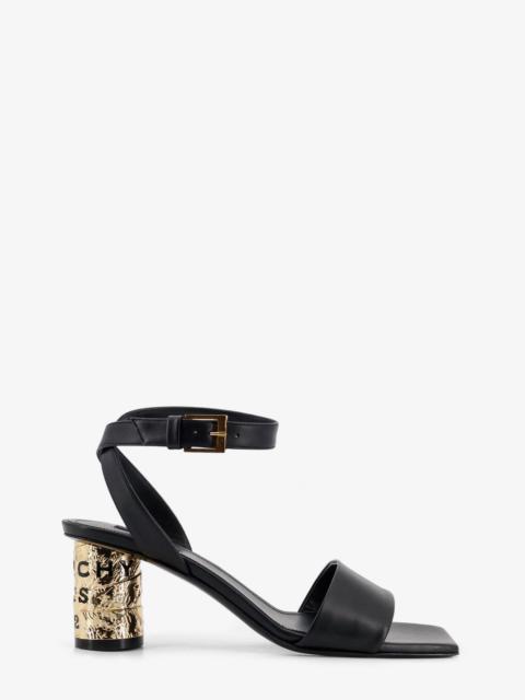 Givenchy Givenchy Tape Leather Heeled Sandals Black Women