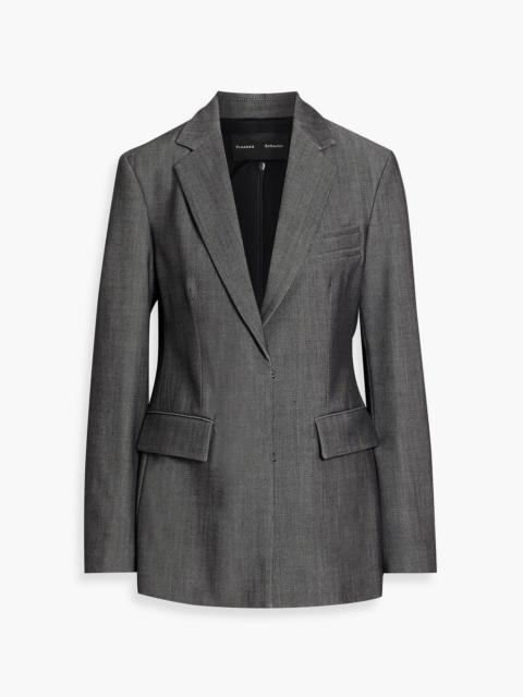 Proenza Schouler Laurie wool-blend twill blazer
