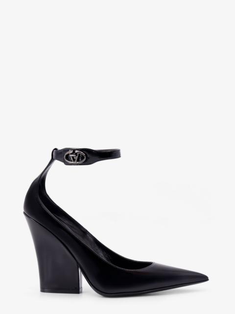 Valentino Patent Leather Décolleté With Vlogo The Bold Buckle