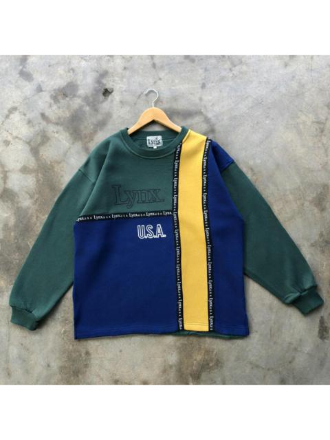 Other Designers Japanese Brand - Vintage LYNX USA multicolor big print sweatshirt