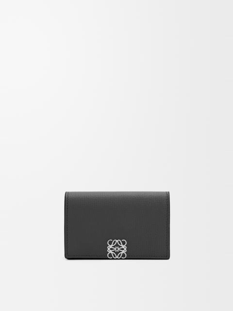 Loewe Anagram business cardholder in pebble grained calfskin