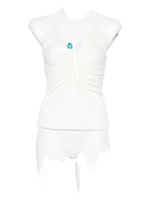 CHRISTOPHER ESBER crystal-embellished tank top