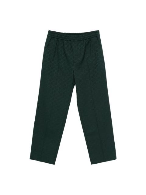 GUCCI Gucci Green Trousers - Regular & Straight-Leg Trousers Men