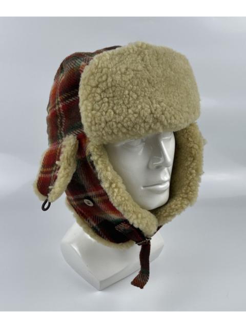 Polo Ralph Lauren rare polo ralph lauren shearling hat winter hat tc9