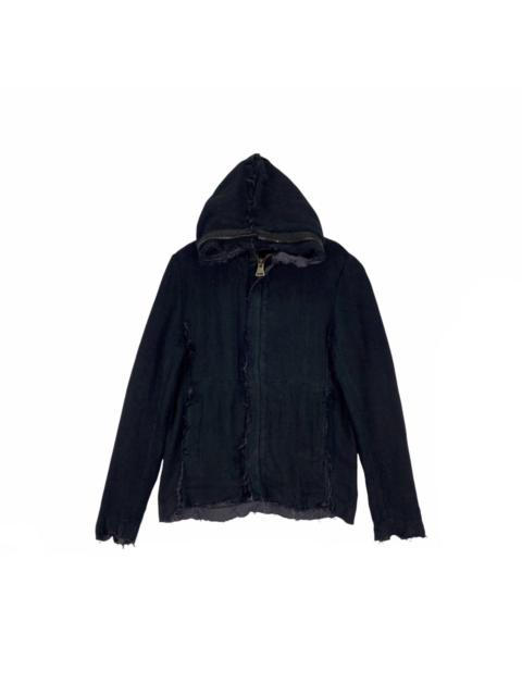 Other Designers Japanese Brand - Armure Linen Sack Cloth Hoodie Full Zip