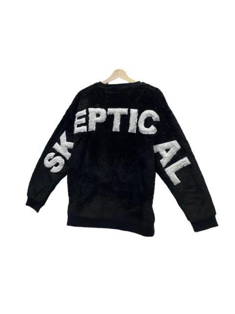 Other Designers Vintage - STEAL🔥SKEPTICAL BIG LETTER FLEECE SWEATSHIRT