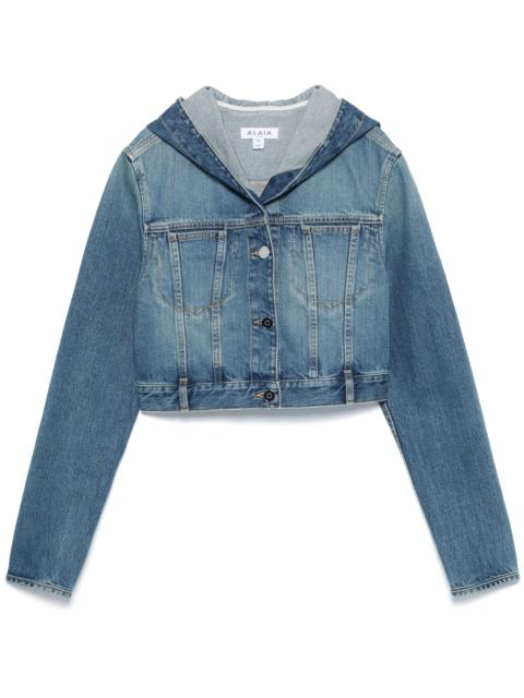 Alaïa Hooded Denim Jacket