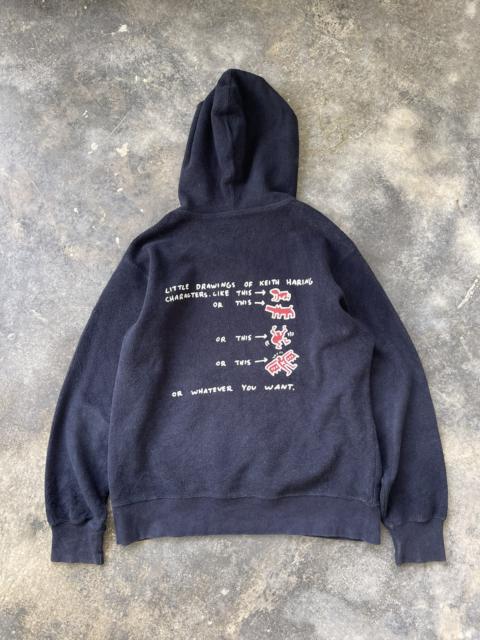 Other Designers Japanese Brand - Keith Haring Uniqlo Embroidery & Back Hit Fleece hoodies