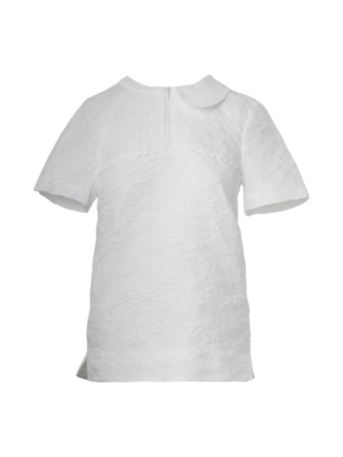 SHUSHU/TONG Semi-Peter Pan Collar Top