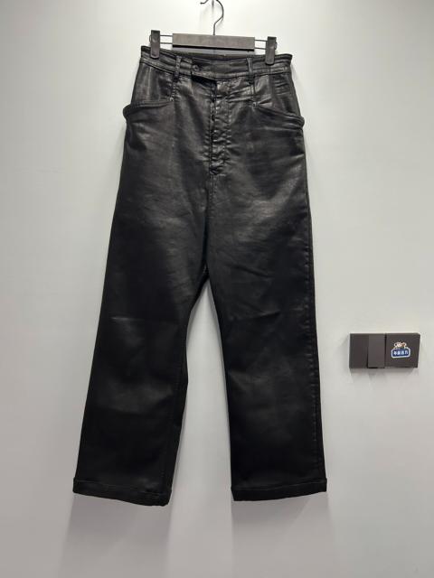 Rick Owens Rick Owens Waxed Wide-Leg Pants Shoes