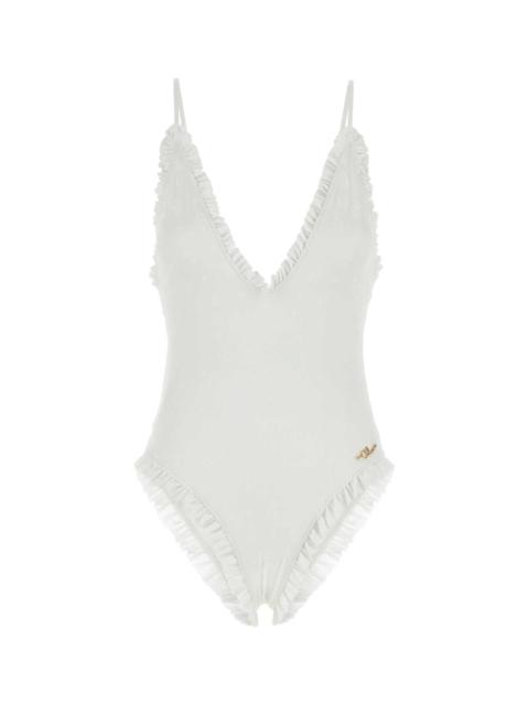 Chloé Chloe Women White Stretch Nylon Swimsuit
