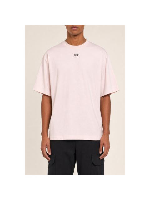 Off-White Off-White Men's Mauve Chalk Cotton Shirt
