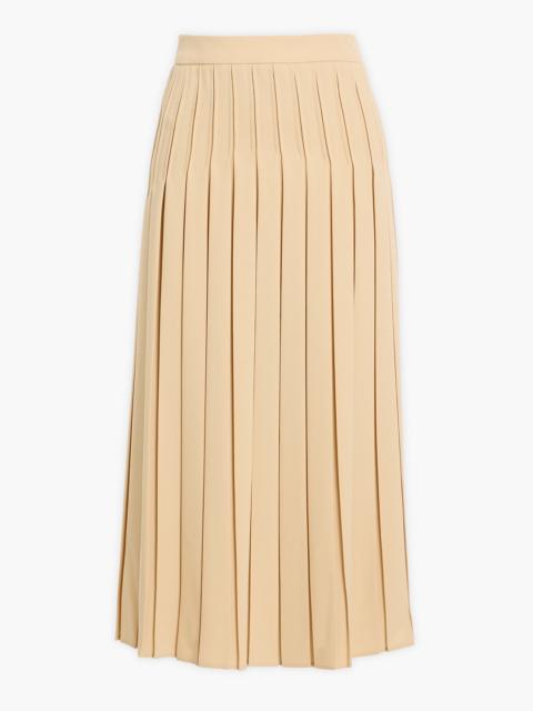 Max Mara Luisa pleated crepe midi skirt
