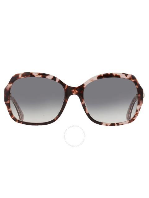 Other Designers Kate Spade Grey Green Square Ladies Sunglasses AMBERLYNN/S 0MAP/9K 57