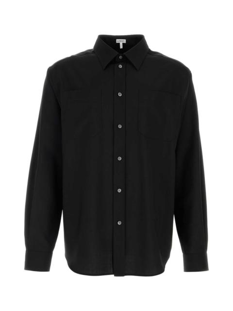Loewe Loewe Men Back Wool Shirt