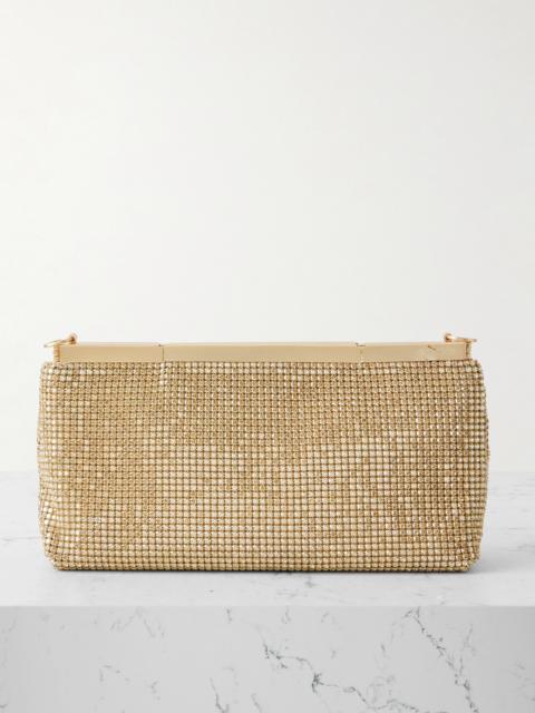 Cult Gaia Felice Crystal-embellished Chainmail Clutch