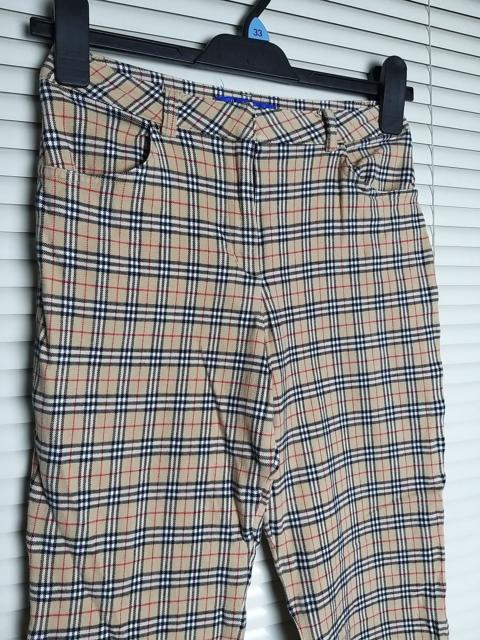 Burberry NICE🔥VINTAGE BURBERRYS BLUE LABEL NOVA CHECK STRETCH PANTS