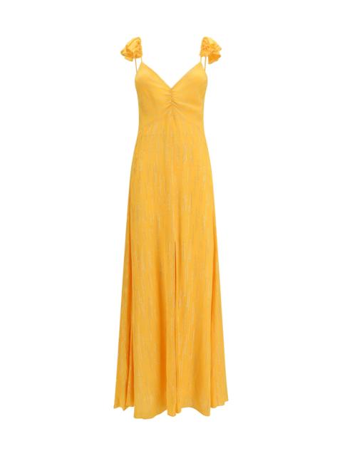 forte_forte Forte_Forte Women Long V-Neck Dress