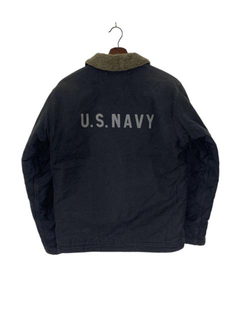 Military - Buzz Rickson's Type N-1 Deck Jacket Size 38 Navy