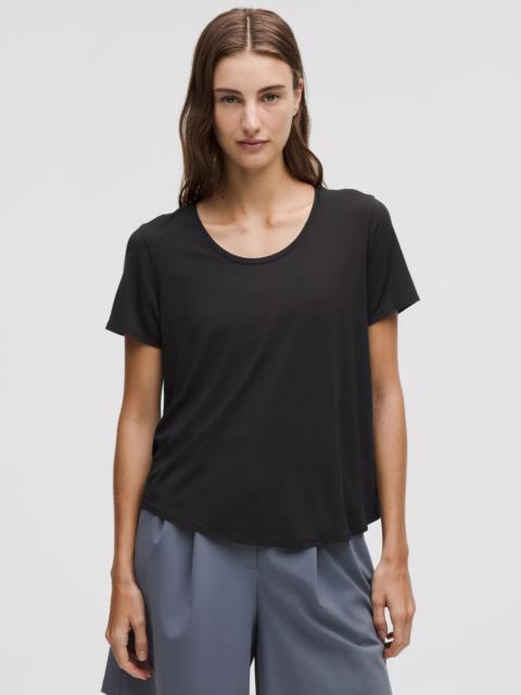 lululemon Modal-Silk Twist-Back Short-Sleeve Shirt