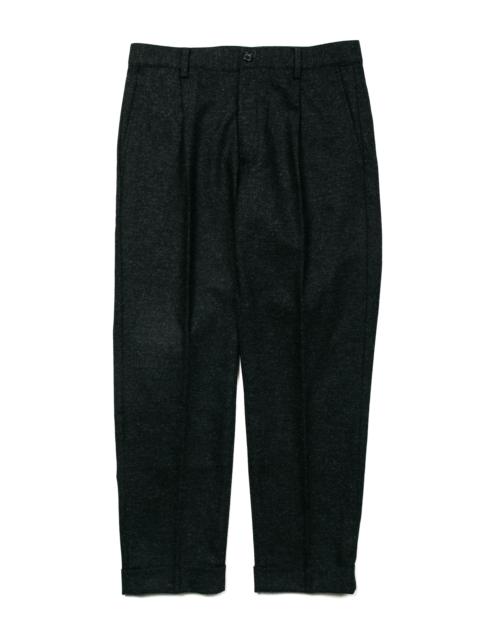 BEAMS PLUS 1Pleat Wool Cashmere Charcoal Grey
