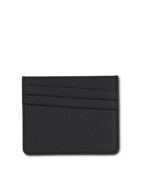 Maison Margiela 6CC Leather Card Holder in Black