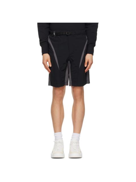 MSGM Black Bermuda Shorts