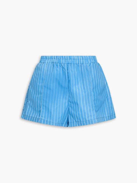 STAUD Taurus striped twill shorts
