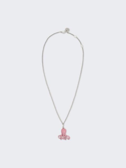 Marni Zoo Octopus Necklace Macaroon Pink