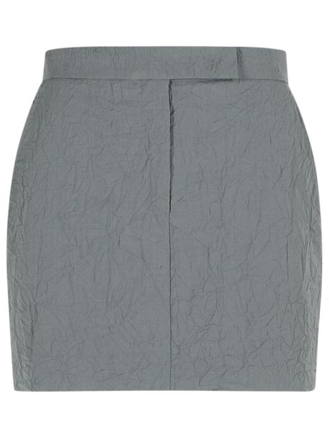 Max Mara Max Mara 'ABATE' Grey Virgin Wool Skirt