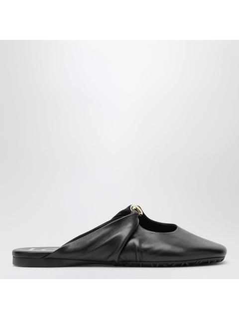 Loewe Loewe Pebble Sabot In Soft Lamb Nappa Leather In Black Women