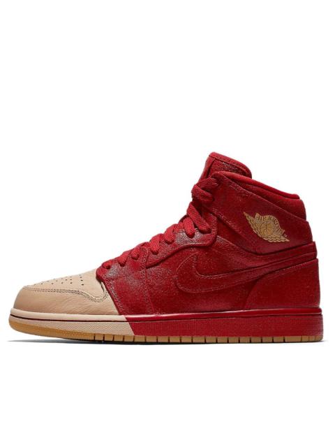 Jordan (WMNS) Air Jordan 1 Retro High Premium 'Dipped Toe Gym Red' AH7389-607