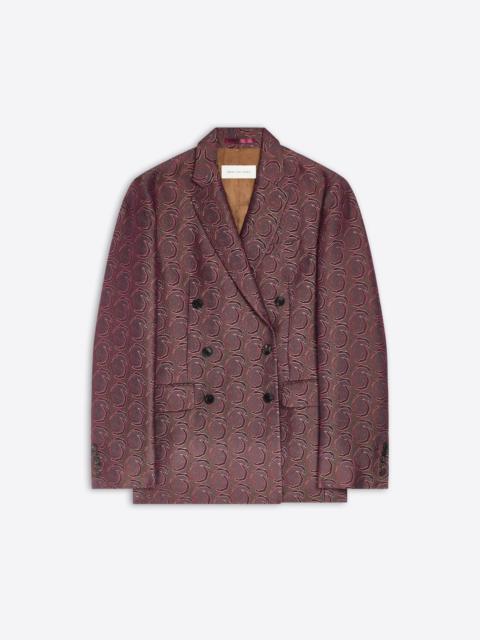 Dries Van Noten OVERSIZED JACQUARD BLAZER