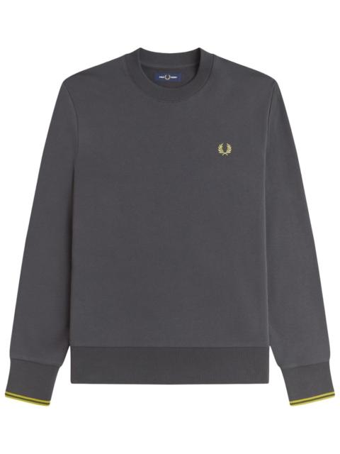Fred Perry FELPA IN COTONE CON LOGO