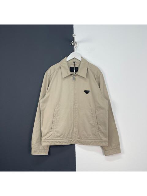 Prada Prada Triangle Logo Zip Jacket
