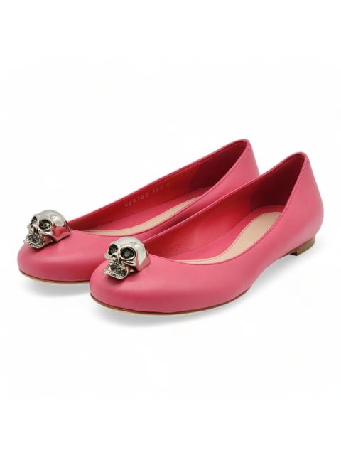 Alexander McQueen Skull Leather Flats 36.5