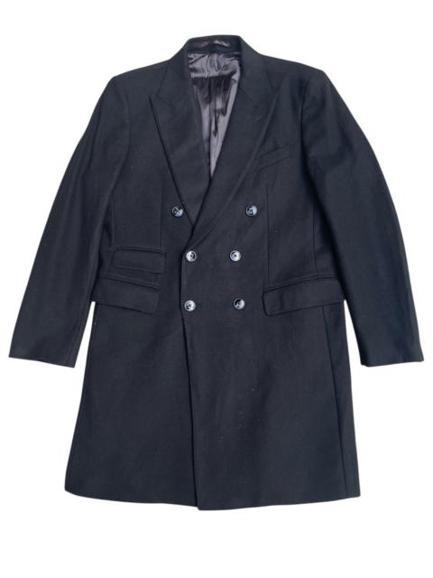 Other Designers Zara Man Double Breasted Wool Coat - Made In Portugal