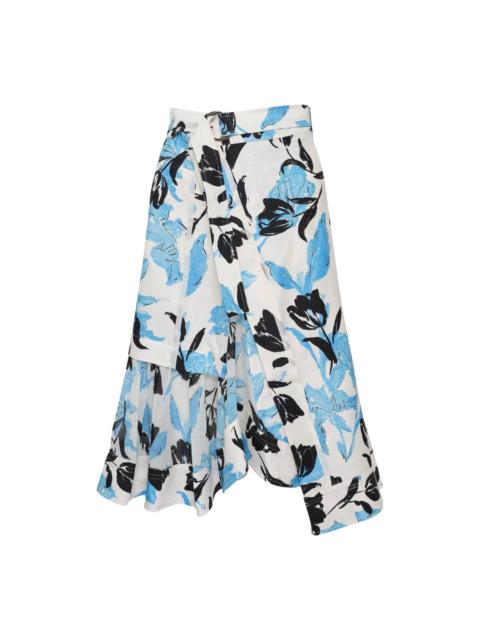 3.1 Phillip Lim Joyful Tulips Cargo Skirt