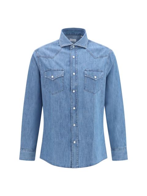 Brunello Cucinelli Brunello Cucinelli Men Denim Shirt