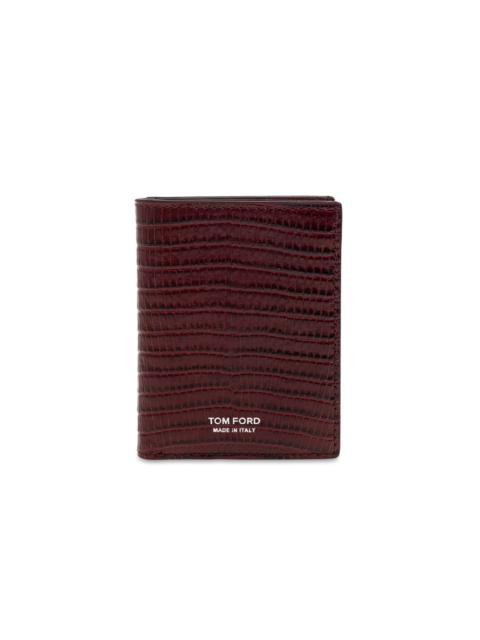 TOM FORD TOM FORD Red Embossed Card Colder New & Authentic